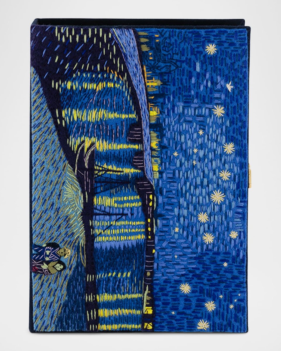 Vincent van Gogh's The Starry Night Book Clutch Bag